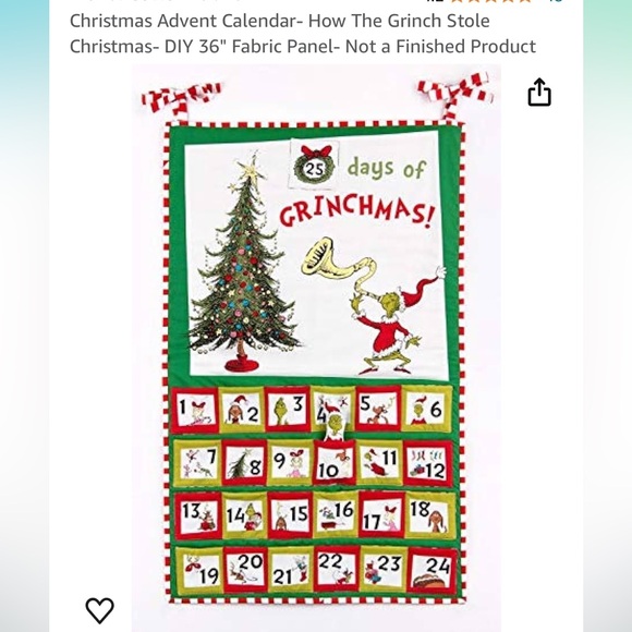 The Grinch Other - Christmas Advent calendar DIY The Grinch